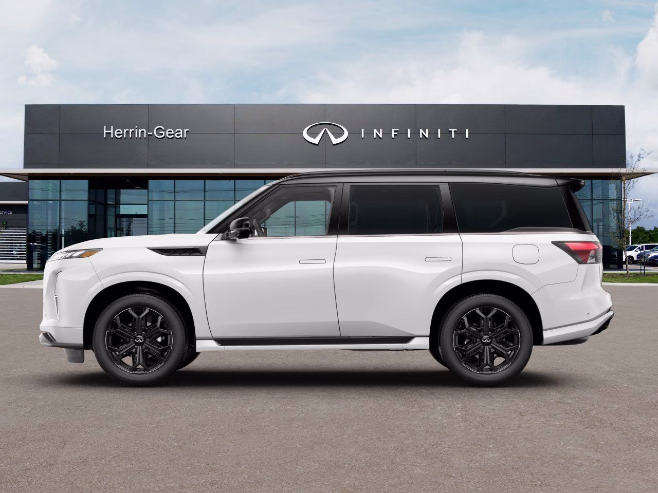 2027 White / Black INFINITI QX80 4X4