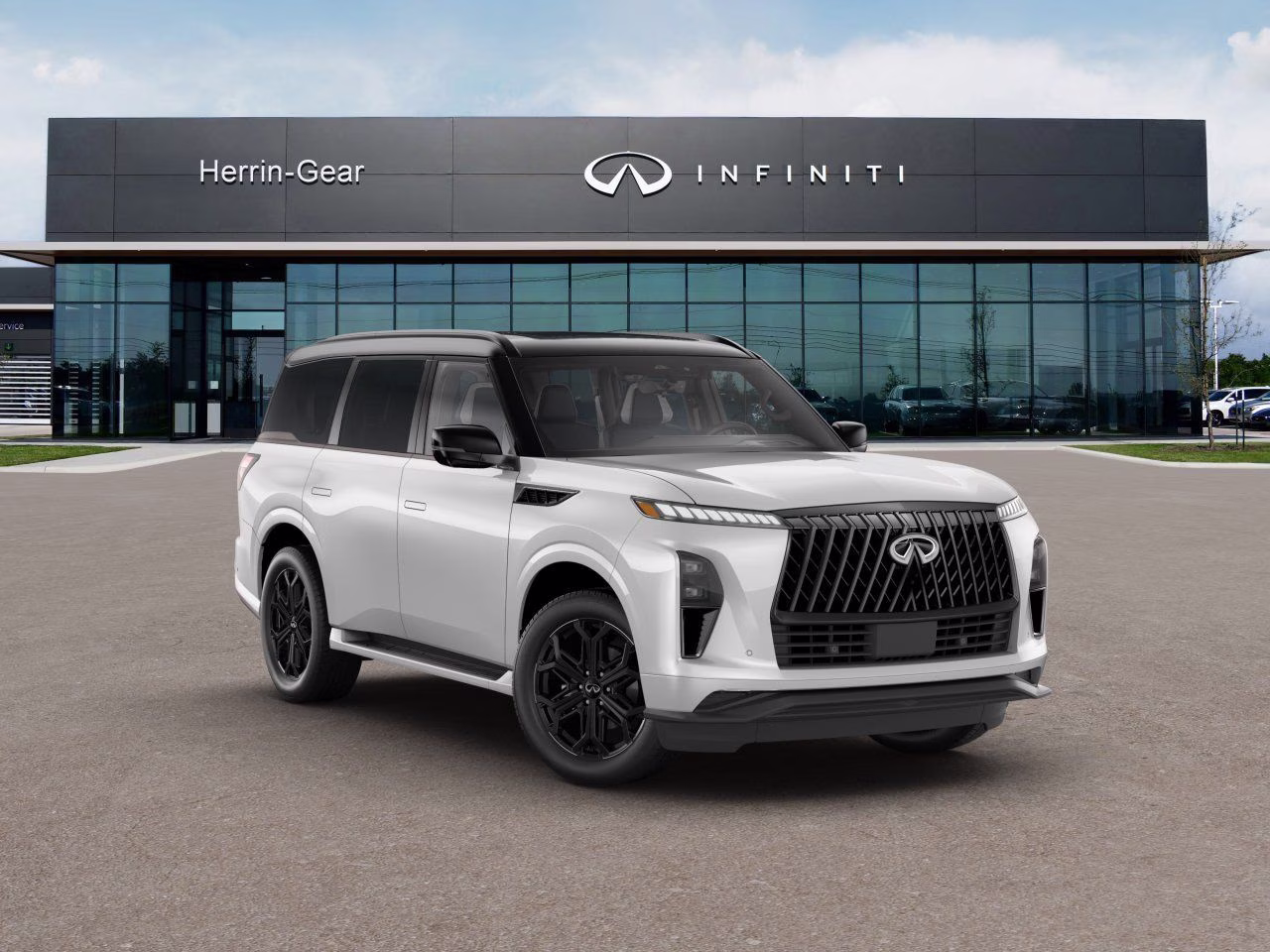 2027 White / Black INFINITI QX80 4X4