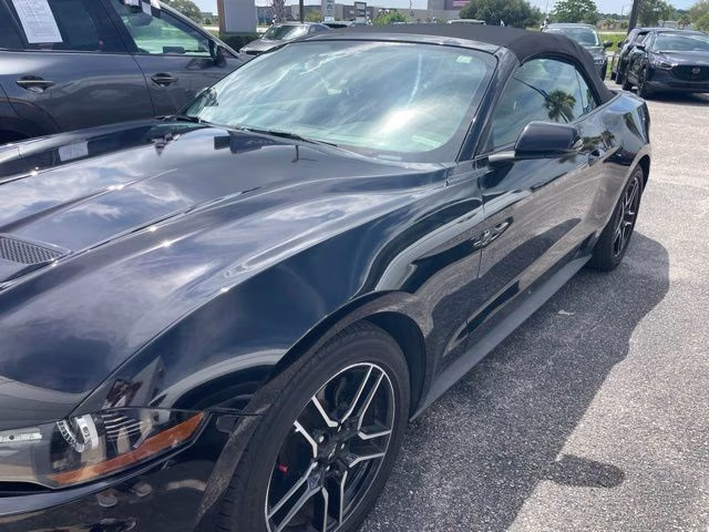2020 Shadow Black Ford Mustang EcoBoost Premium RWD Convertible