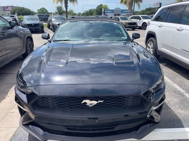 2020 Shadow Black Ford Mustang EcoBoost Premium RWD Convertible
