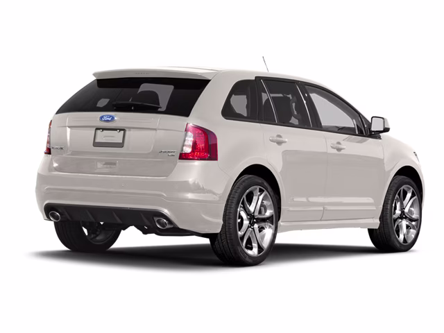 2013 White Platinum Tri-Coat Metallic Ford Edge Sport AWD SUV