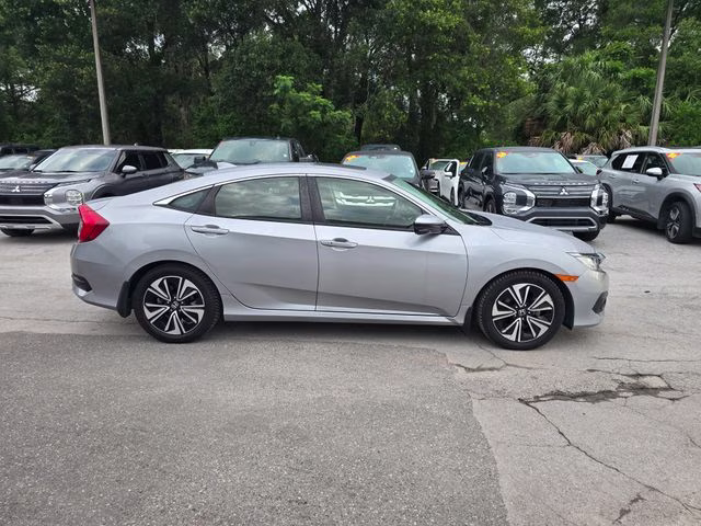 2018 Lunar Silver Metallic Honda Civic EX-L FWD Sedan