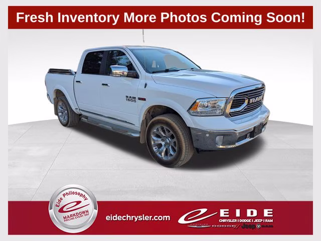 2016 Bright White Clearcoat Ram 1500 Laramie Longhorn 4X4 Truck
