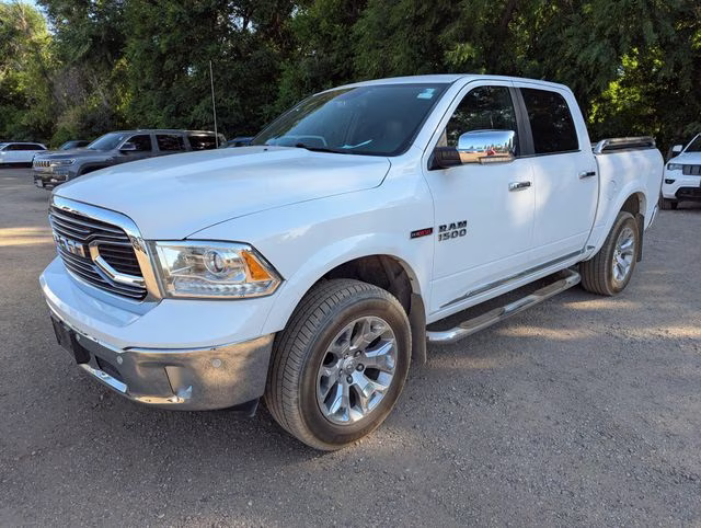 2016 Bright White Clearcoat Ram 1500 Laramie Longhorn 4X4 Truck