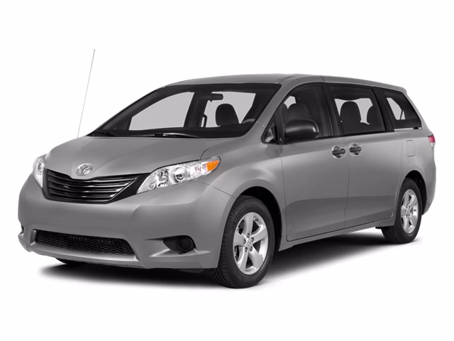 2014 Silver Sky Metallic Toyota Sienna LE AWD Van