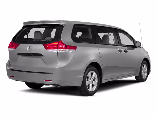 2014 Silver Sky Metallic Toyota Sienna LE AWD Van