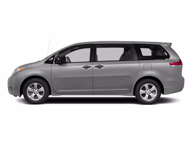 2014 Silver Sky Metallic Toyota Sienna LE AWD Van