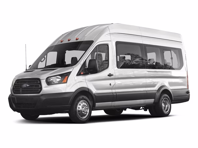 2018 Oxford White Ford Transit-350 XLT 15 PASSENGER RWD Crossover