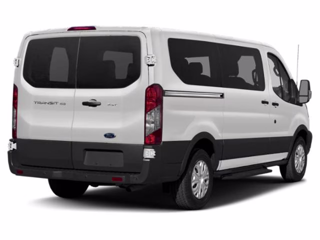 2018 Oxford White Ford Transit-350 XLT 15 PASSENGER RWD Crossover