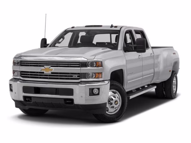 2015 Silver Ice Metallic Chevrolet Silverado 3500HD LTZ 4X4 Truck