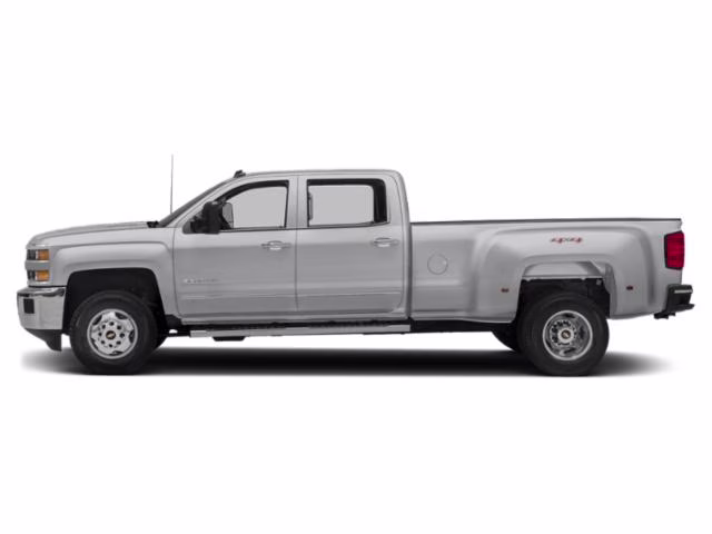 2015 Silver Ice Metallic Chevrolet Silverado 3500HD LTZ 4X4 Truck