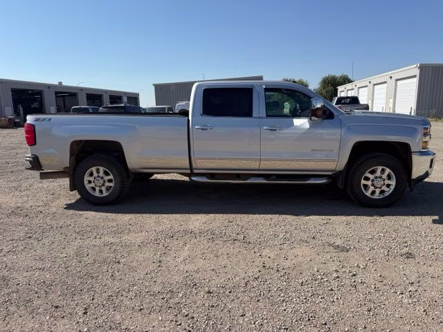 2015 Silver Ice Metallic Chevrolet Silverado 3500HD LTZ 4X4 Truck