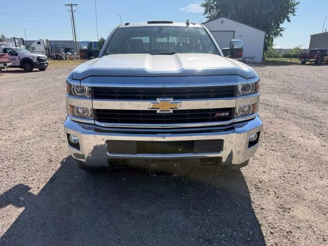 2015 Silver Ice Metallic Chevrolet Silverado 3500HD LTZ 4X4 Truck