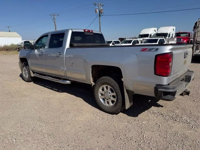 2015 Silver Ice Metallic Chevrolet Silverado 3500HD LTZ 4X4 Truck
