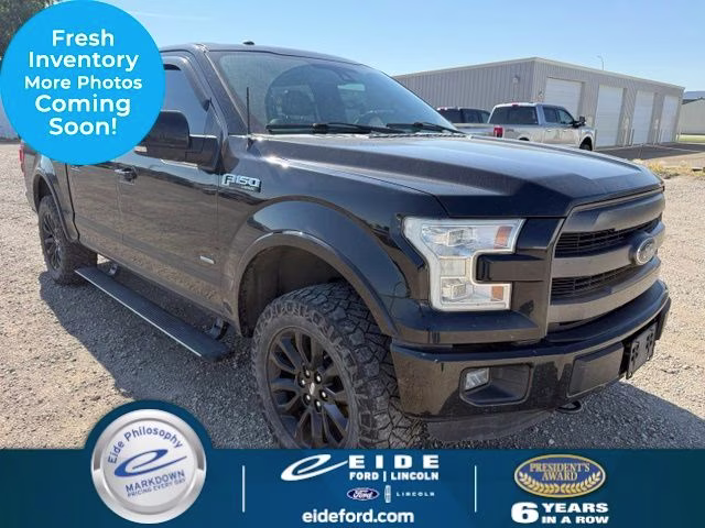 2016 Shadow Black Ford F-150 Lariat 4X4 Truck