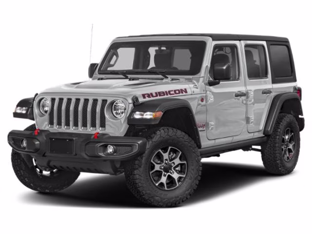 2023 Bright White Clearcoat Jeep Wrangler Rubicon 4X4 SUV
