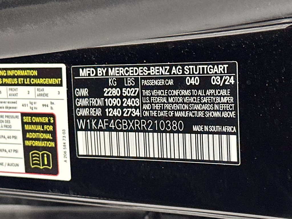 2024 Black Mercedes-Benz C-Class C 300 RWD Sedan