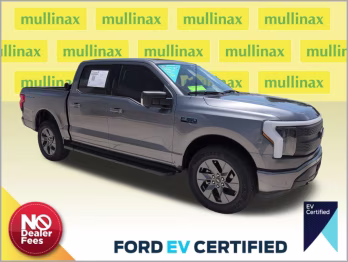 2025 Carbonized Gray Metallic Ford F-150 Lightning Flash AWD Truck