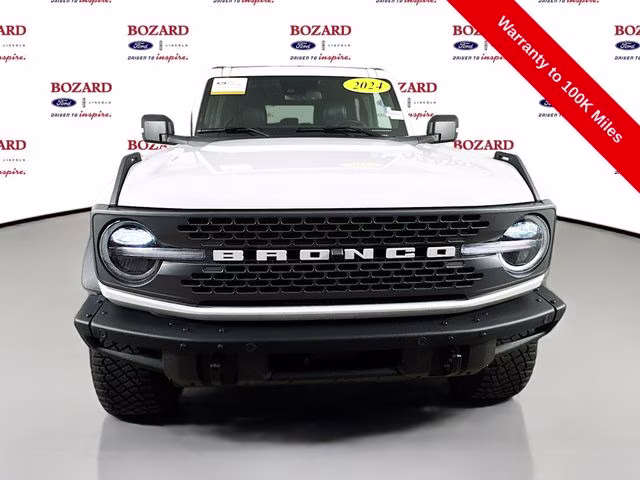 2024 Oxford White Ford Bronco Badlands 4X4 SUV