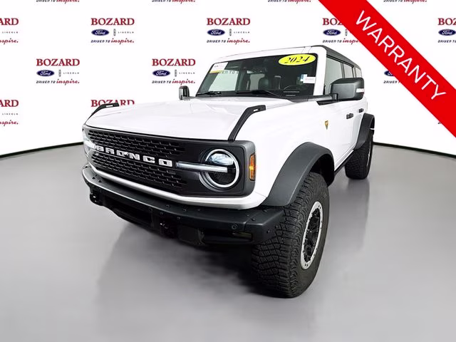 2024 Oxford White Ford Bronco Badlands 4X4 SUV