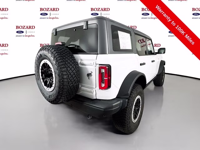 2024 Oxford White Ford Bronco Badlands 4X4 SUV