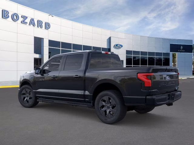 2025 Agate Black Metallic Ford F-150 Lightning Flash AWD Truck