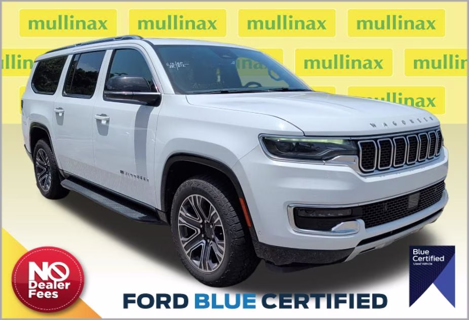 2024 Bright White Clearcoat Jeep Wagoneer L Series II RWD SUV