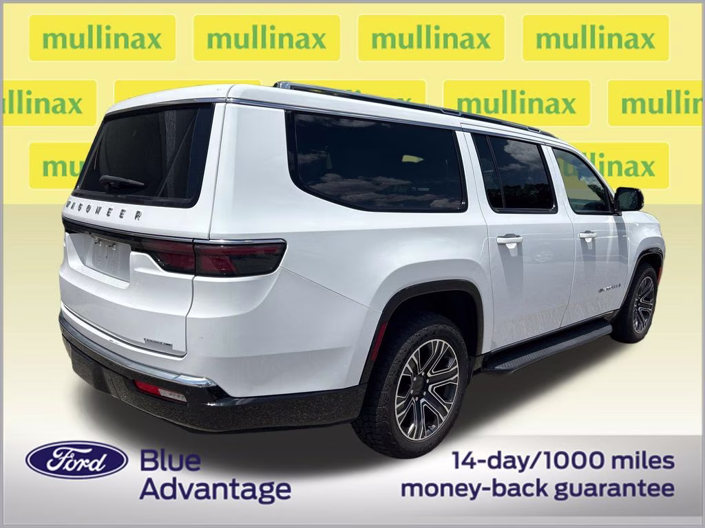 2024 Bright White Clearcoat Jeep Wagoneer L Series II RWD SUV