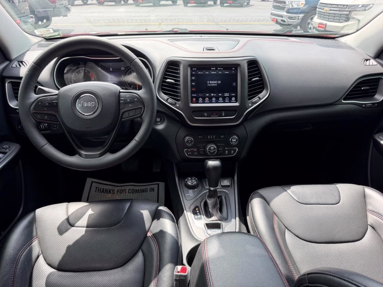 2021 Spitfire Orange Clearcoat Jeep Cherokee 4WD Trailhawk 4X4 SUV