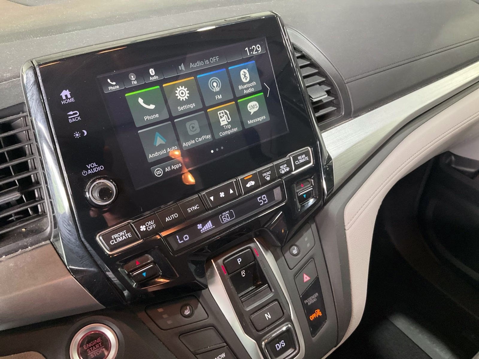 2018 Silver Honda Odyssey EX-L FWD Van
