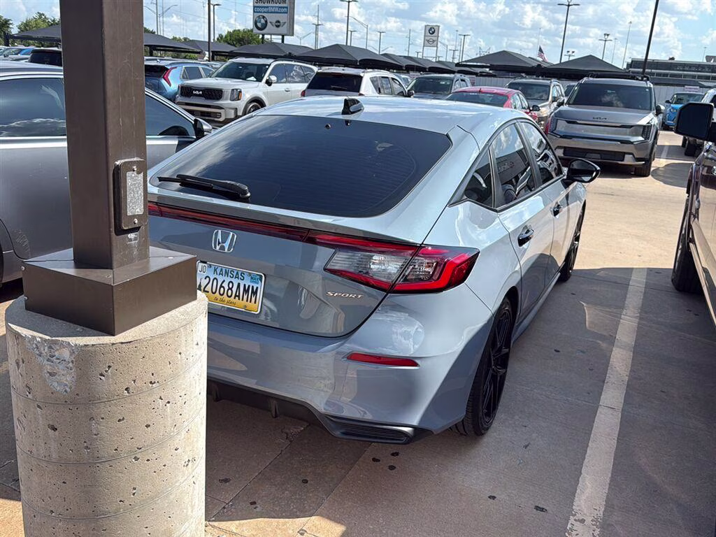 2024 Sonic Gray Pearl Honda Civic Hatchback Sport FWD Hatchback