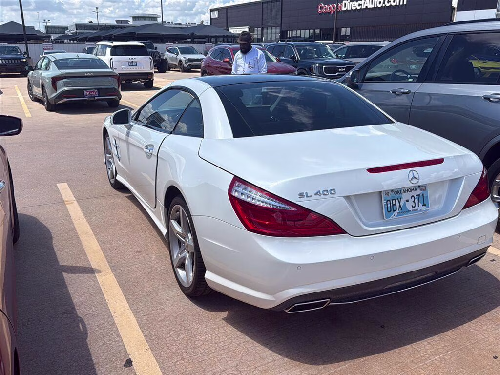 2016 WHITE Mercedes-Benz SL 400 CONVERTIBLE RWD