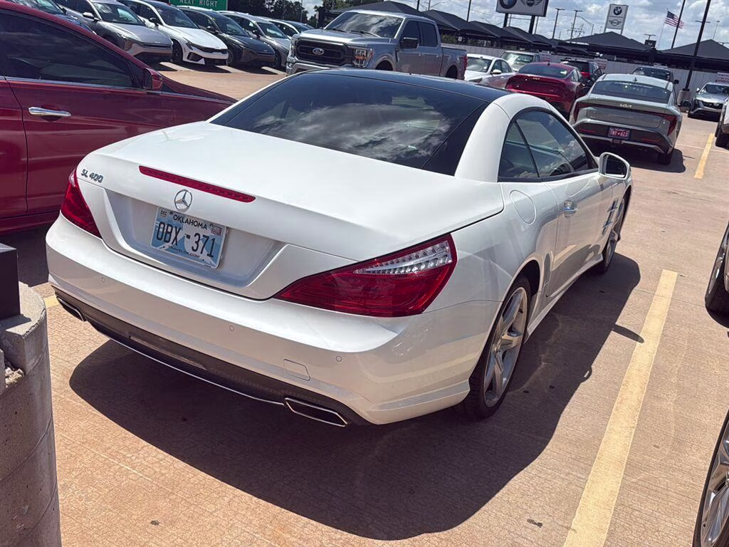 2016 WHITE Mercedes-Benz SL 400 CONVERTIBLE RWD