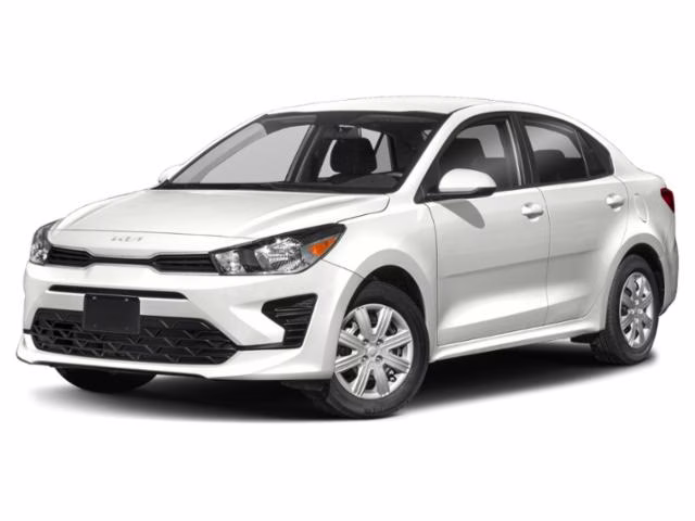 2023 Clear White Kia Rio LX FWD Sedan