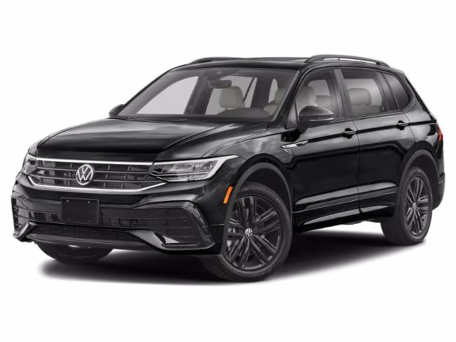 2023 Deep Black Volkswagen Tiguan 2.0T SEL R-Line AWD SUV