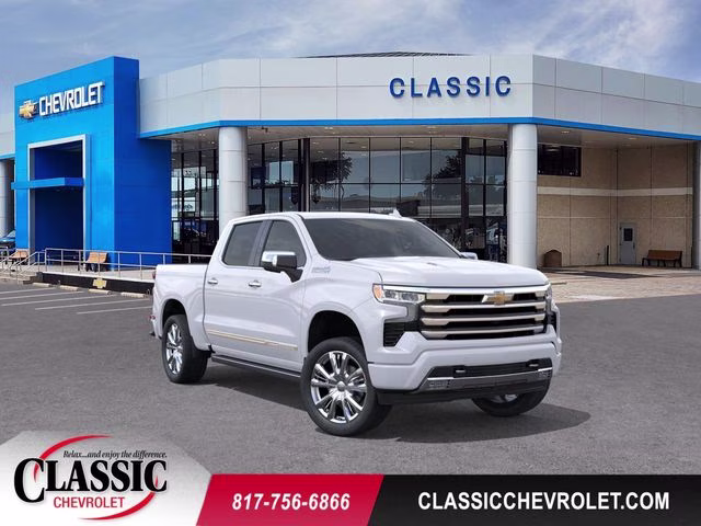 2026 Polar White Tricoat Chevrolet Silverado 1500 High Country 4X4 Truck