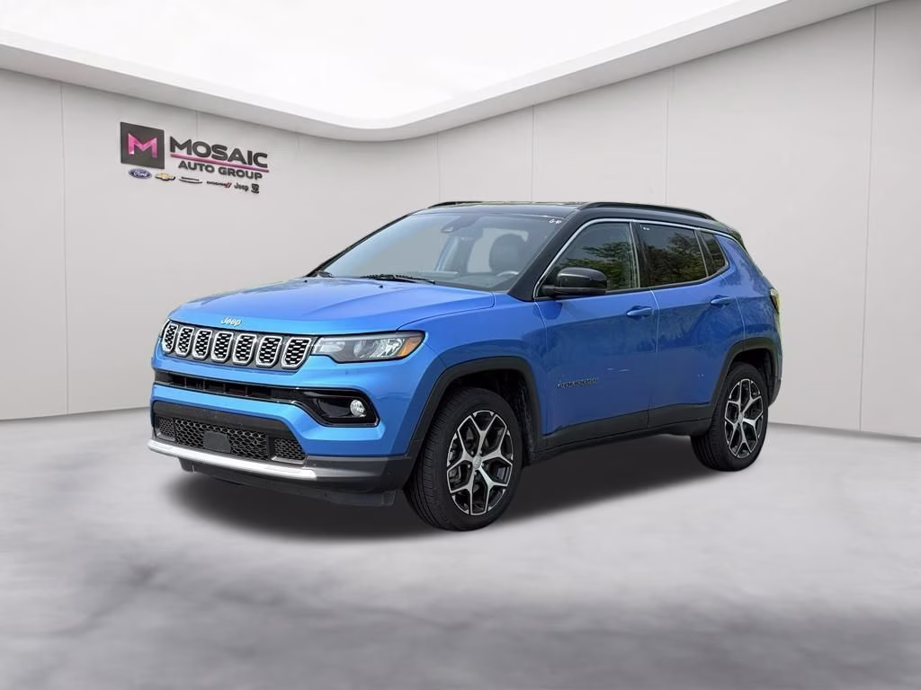 2024 Hydro Blue Pearlcoat Jeep Compass Limited 4X4 SUV