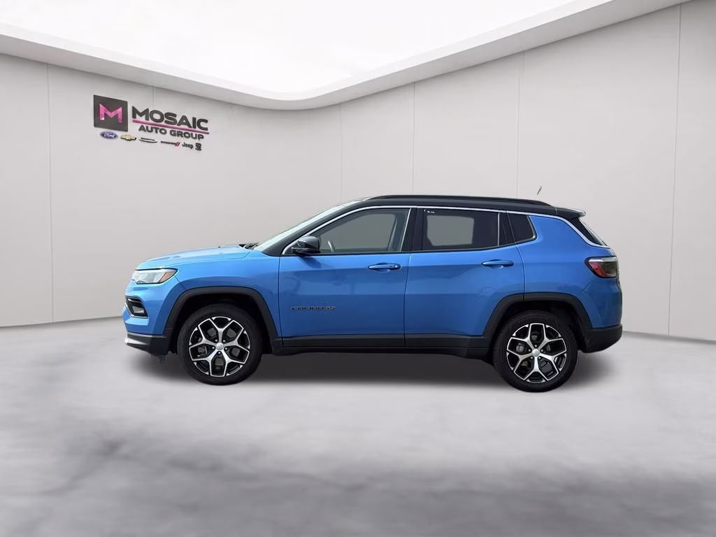 2024 Hydro Blue Pearlcoat Jeep Compass Limited 4X4 SUV