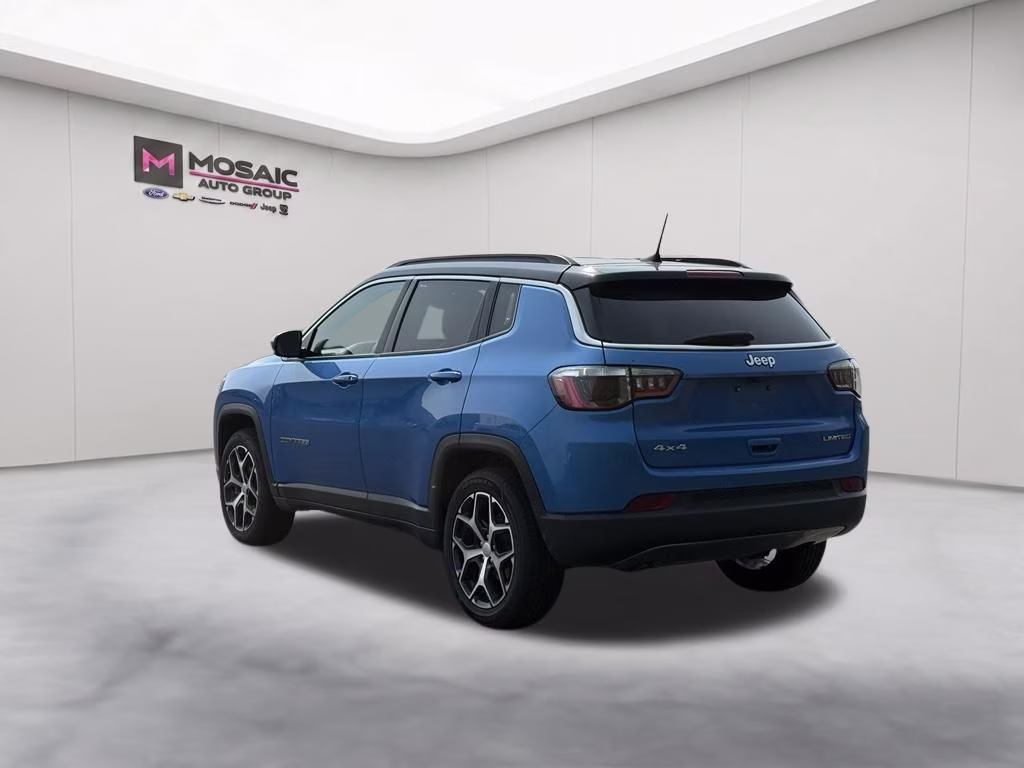 2024 Hydro Blue Pearlcoat Jeep Compass Limited 4X4 SUV