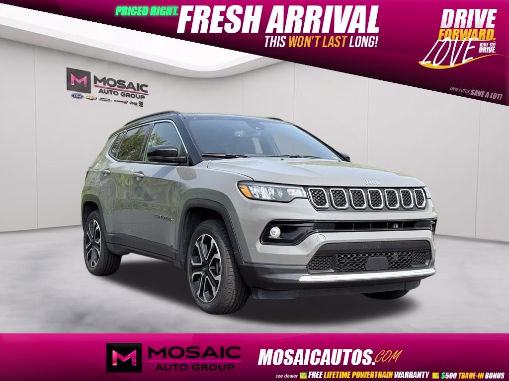 2024 Sting-Gray Clearcoat Jeep Compass Limited 4X4 SUV