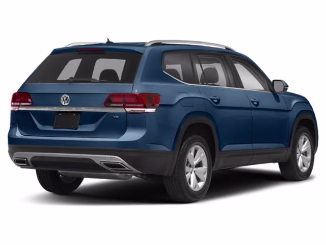 2018 Blue Metallic Volkswagen Atlas 3.6L V6 SE FWD SUV