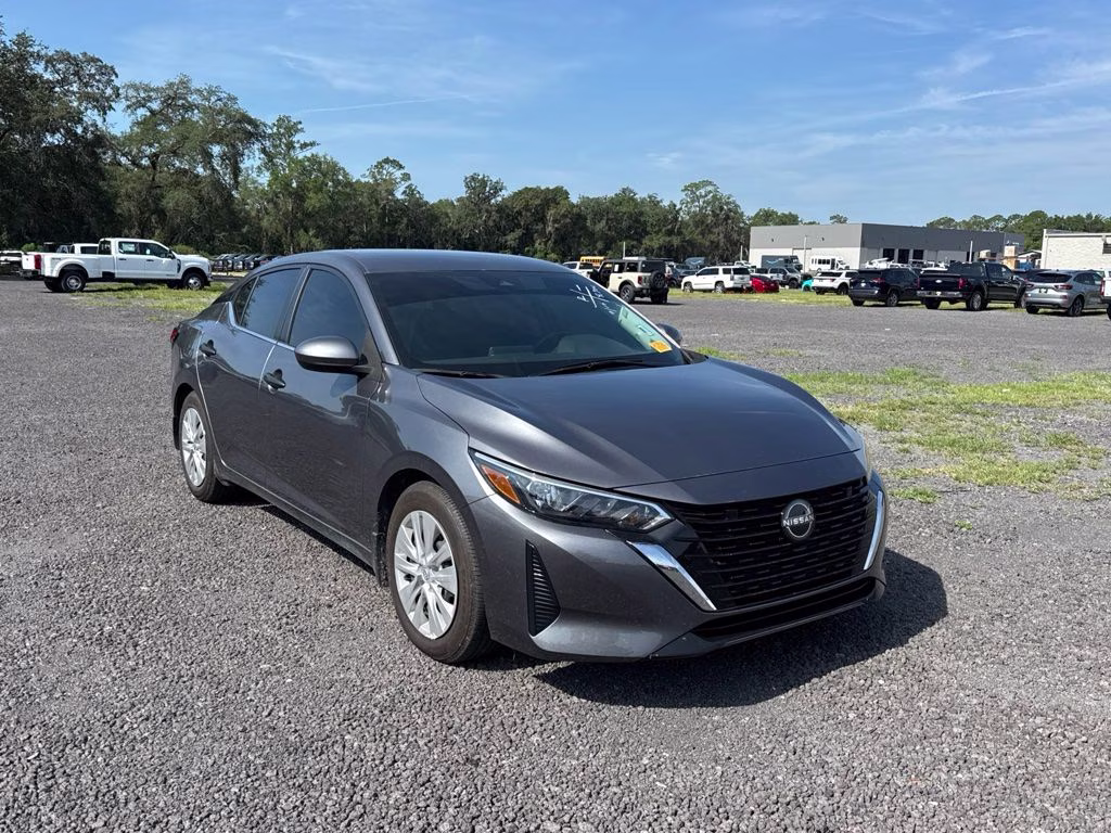 2025 Gun Metallic Nissan Sentra S FWD Sedan