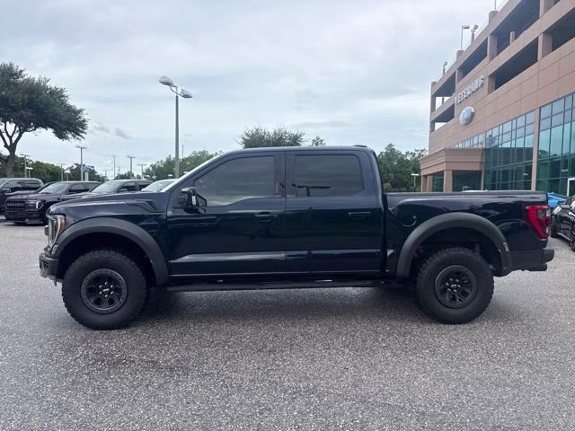 2023 Antimatter Blue Metallic Ford F-150 Raptor Crew Cab Pickup 4X4 Truck