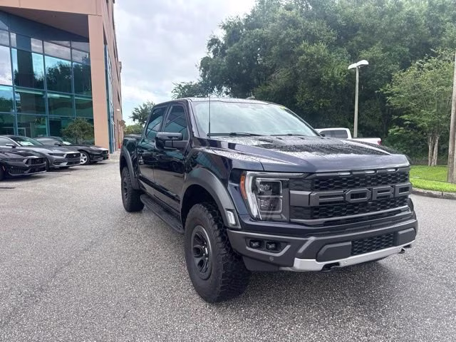 2023 Antimatter Blue Metallic Ford F-150 Raptor Crew Cab Pickup 4X4 Truck