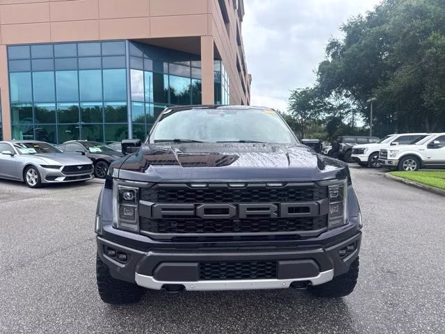 2023 Antimatter Blue Metallic Ford F-150 Raptor Crew Cab Pickup 4X4 Truck
