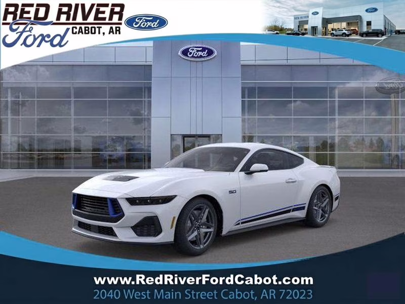 2025 Oxford White Ford Mustang GT Premium RWD Coupe