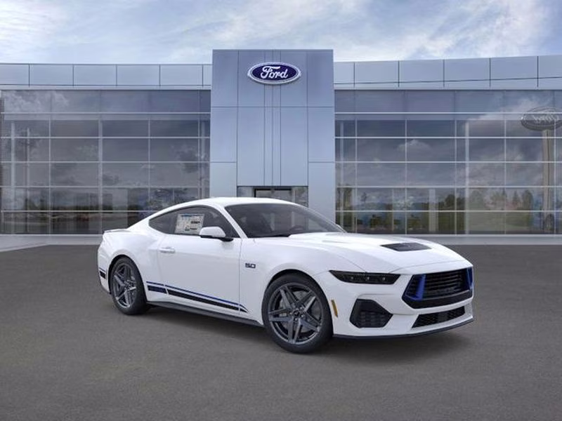 2025 Oxford White Ford Mustang GT Premium RWD Coupe