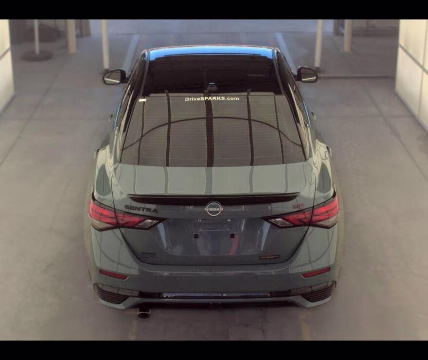 2025 Atlantic Gray Metallic/Super Black Nissan Sentra SR FWD Sedan