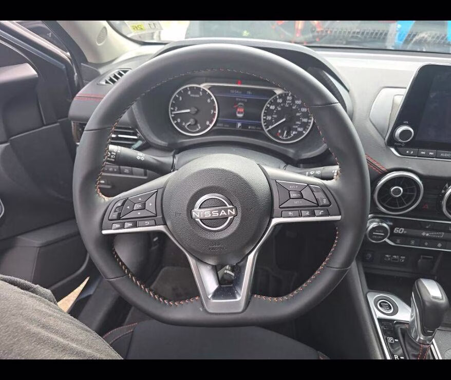 2025 Atlantic Gray Metallic/Super Black Nissan Sentra SR FWD Sedan