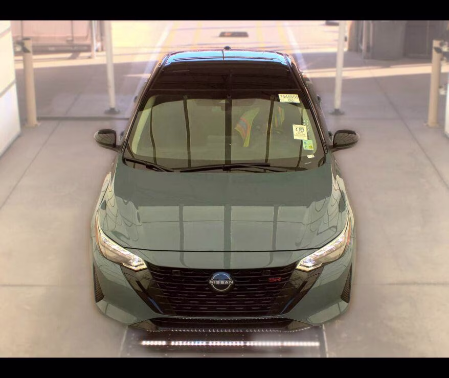 2025 Atlantic Gray Metallic/Super Black Nissan Sentra SR FWD Sedan